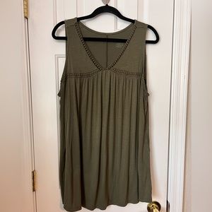 Lane Bryant Olive Green Swing Tank Size 18/20